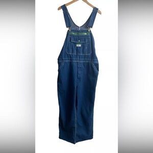 Liberty Overalls Mens 38x25  Blue Jean Denim Bibs Carpenter Farmer Workwear